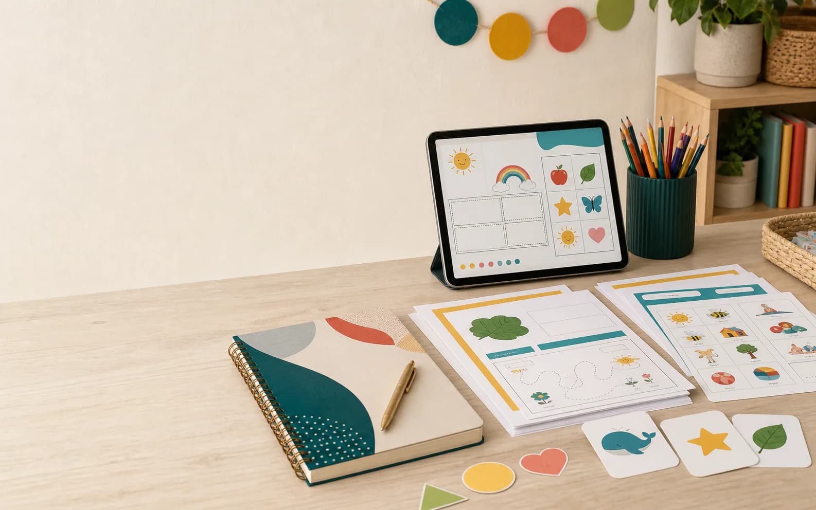 Materiais pedagógicos digitais: fichas, cartões e atividades prontas para imprimir